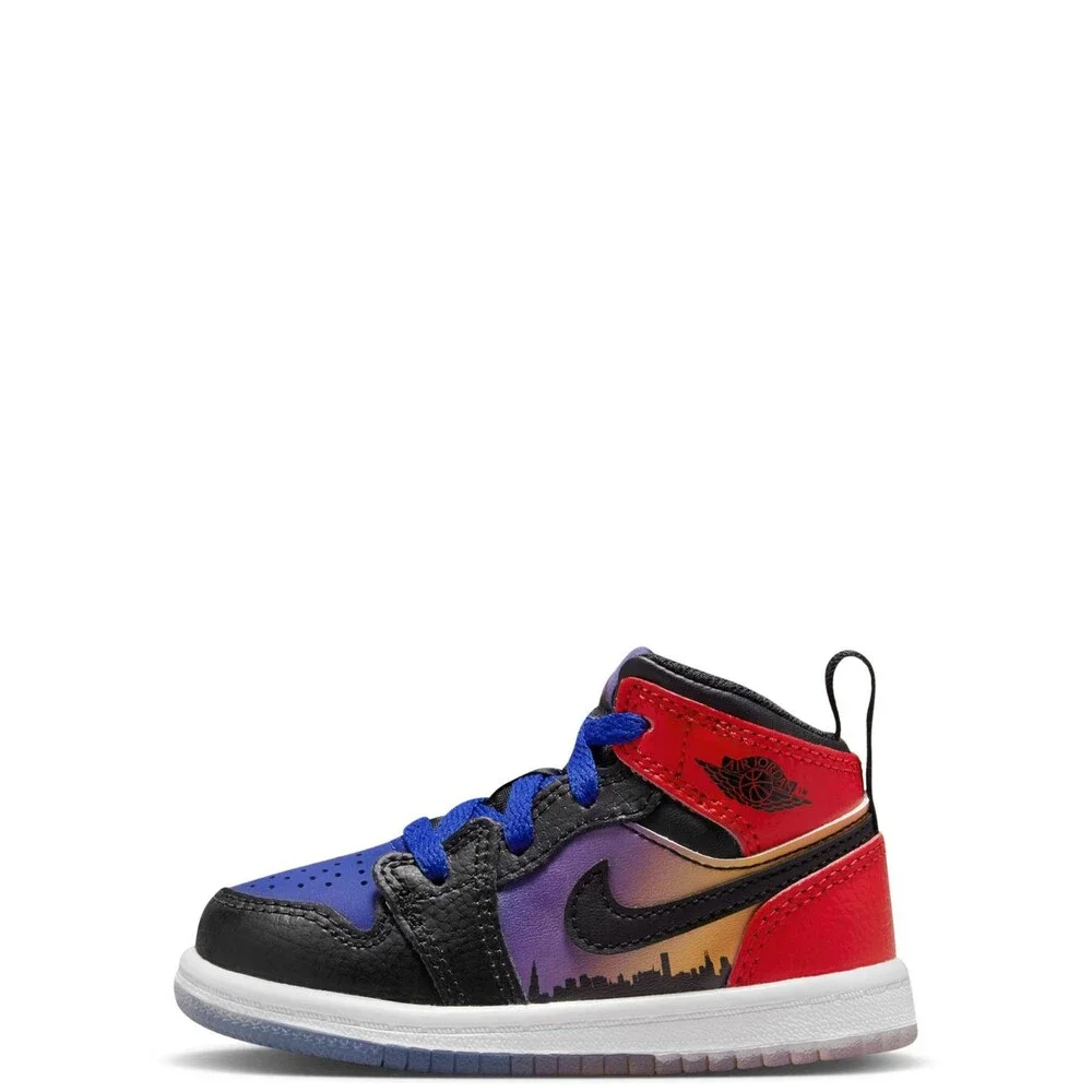 Nike Air Jordan 1 Mid SS DX4377-400 Sneaker Toddler 6 Multi Casual Shoes RHS9255